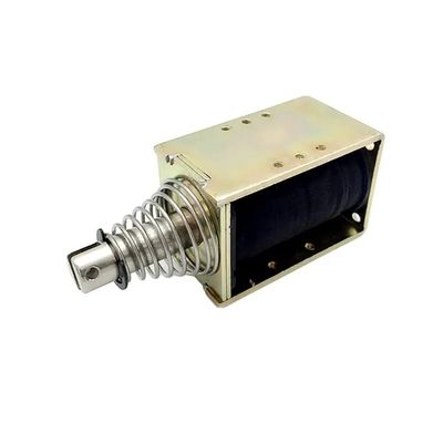 1U578 DC 12V 24V শক্তিশালী ওপেন ফ্রেম ধাক্কা টানুন 10mm স্ট্রোক সঙ্গে লিনিয়ার Solenoid