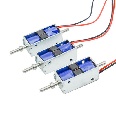 KS0735 মিনিয়েচার ডিসি 12 ভি লিনিয়ার 24 ভোল্ট বিস্টাবল ল্যাচিং সোলিনয়েড