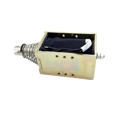 1U578 DC 12V 24V শক্তিশালী ওপেন ফ্রেম ধাক্কা টানুন 10mm স্ট্রোক সঙ্গে লিনিয়ার Solenoid