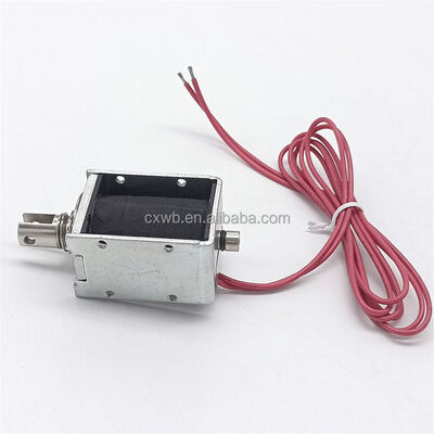 Long stroke solenoid U1040 DC 12V 24V 6mm Stroke Push Pull Linear Solenoid